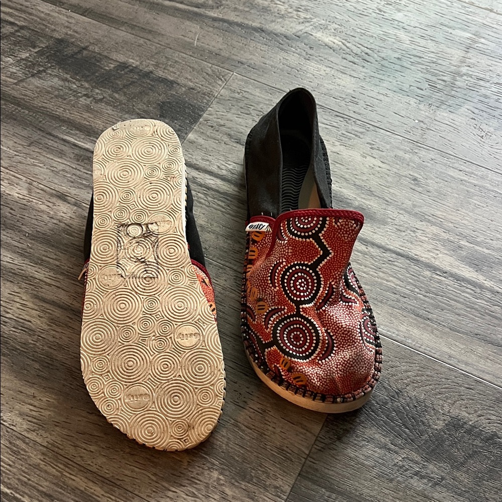 Colorful Patterned Slip-On Shoes